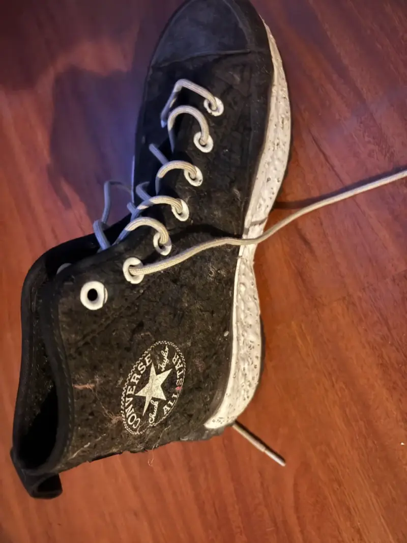 Zapatillas  Converse negras unisex talla 38.5 - 5