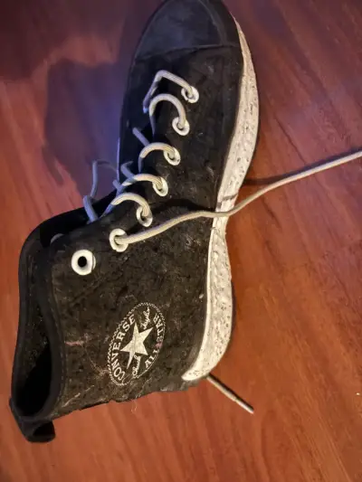 Zapatillas  Converse negras unisex talla 38.5 - miniatura 5