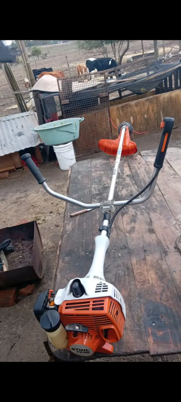 Desbrozadora a gasolina Stihl FS 55 en buen estado - 5