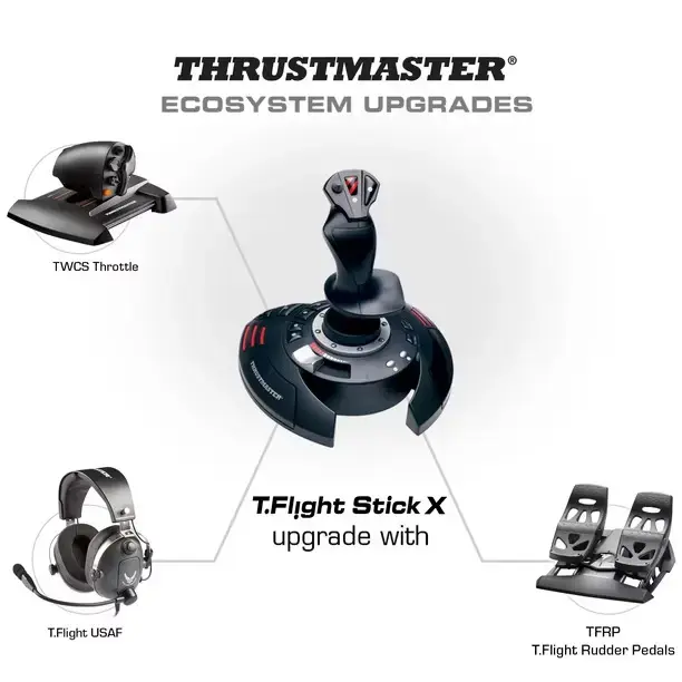 Joystick Thrustmaster T.Flight Stick X para PC - 2