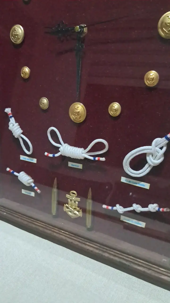 Reloj de Pared Decorativo naval con Nudos y Ancla - 3