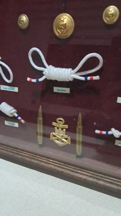 Reloj de Pared Decorativo naval con Nudos y Ancla - miniatura 4