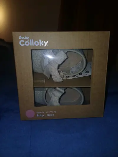 Zapatos de bebé Colloky Mary Jane blancos - miniatura 3
