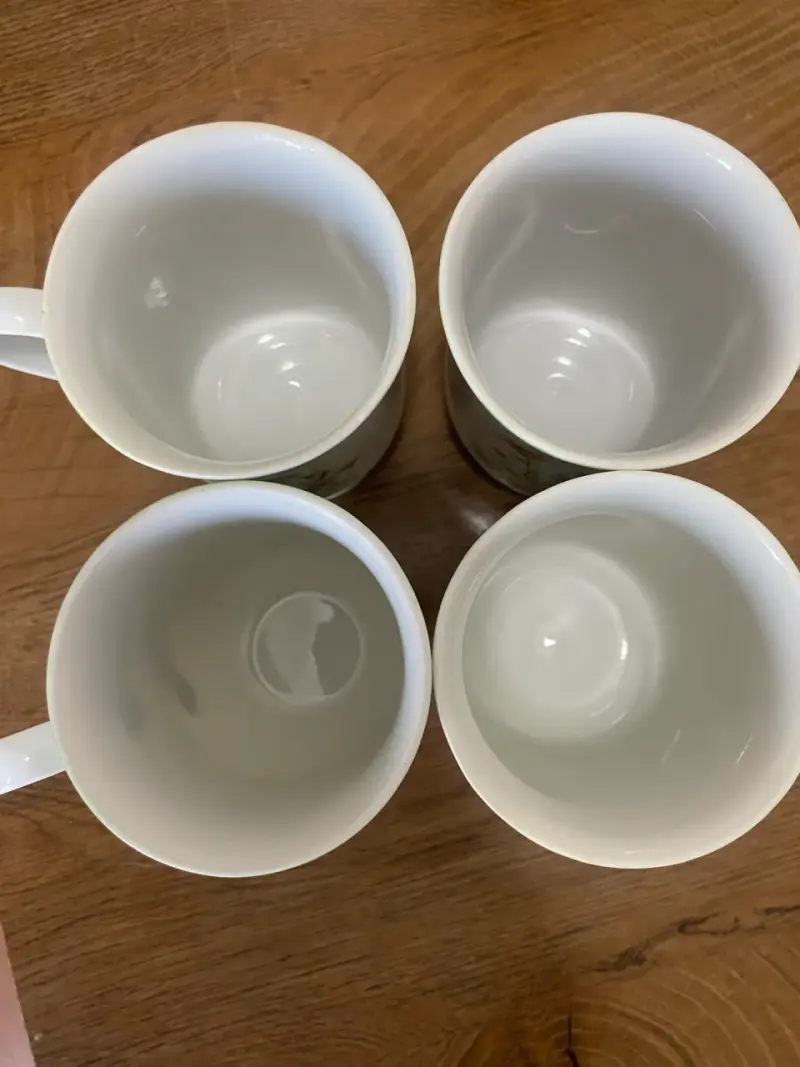 Set 4 Tazas de Porcelana vintage - 5