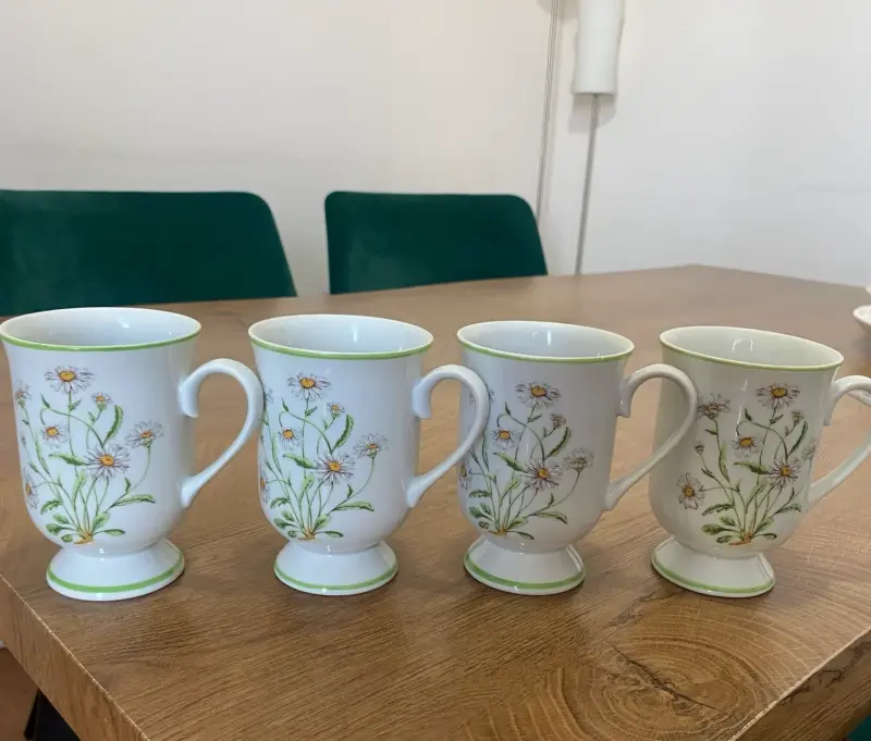 Set 4 Tazas de Porcelana vintage - 6