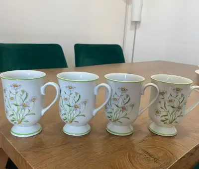 Set 4 Tazas de Porcelana vintage - miniatura 6