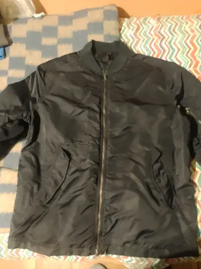 Chaqueta bomber azul H&M para hombre talla L - miniatura 1