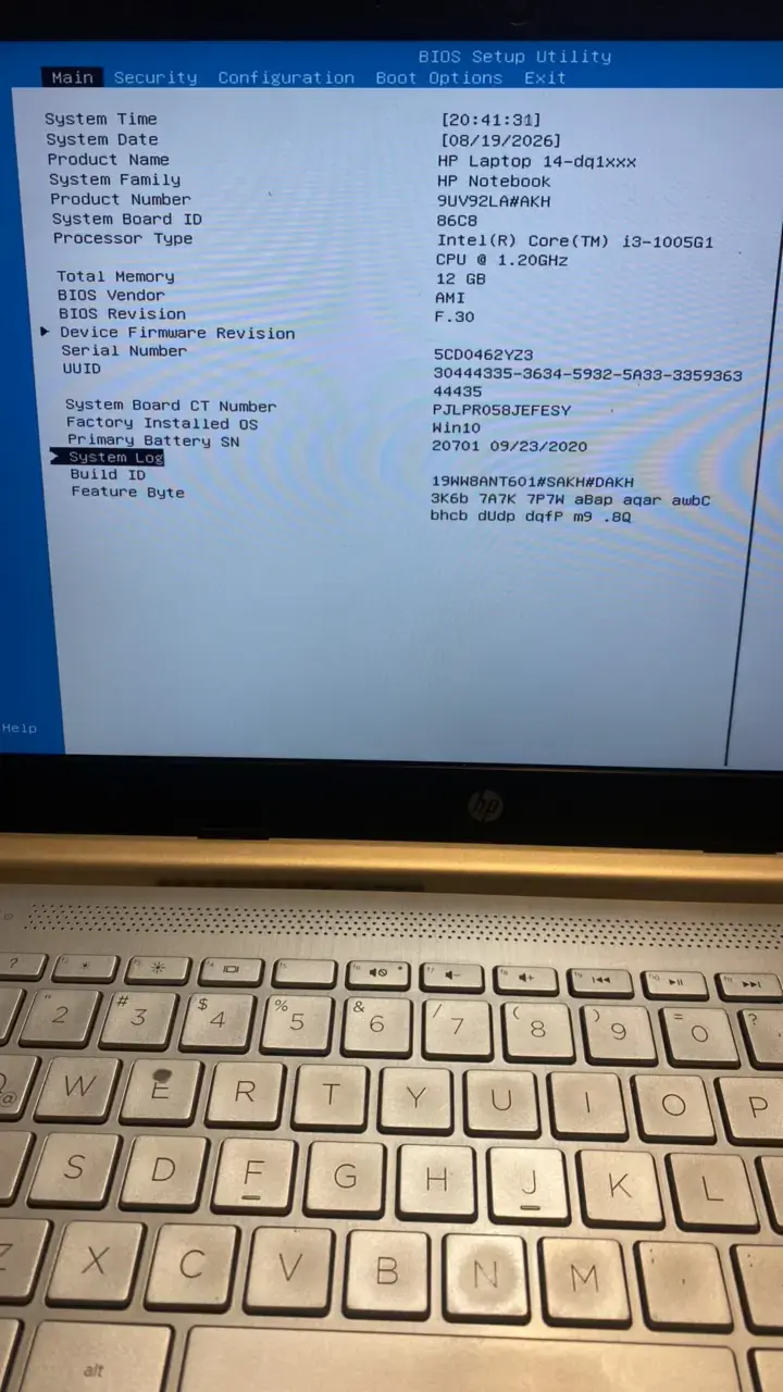 Laptop HP 14-dq1014la Intel Core i3 - 4