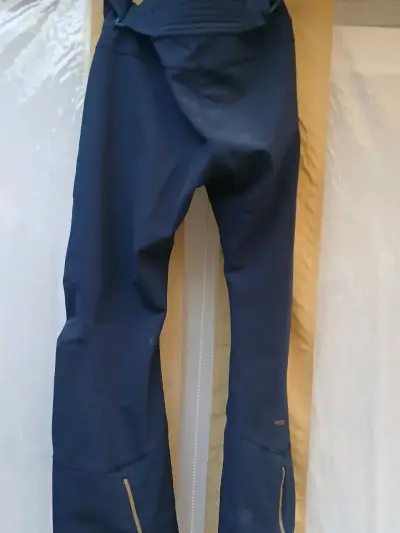 Pantalón de nieve impermeable azul para esquí - miniatura 2