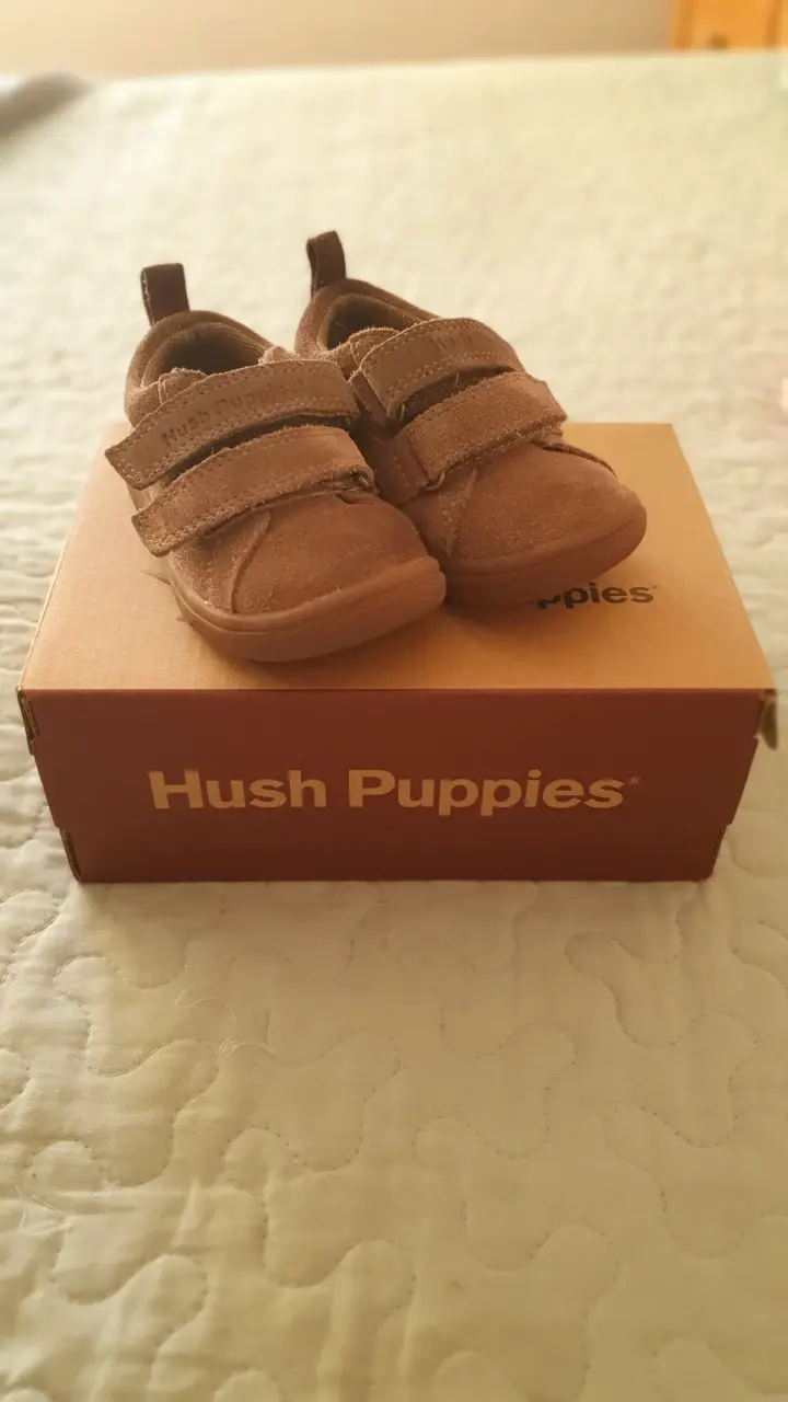 Zapatos de bebé Hush Puppies marrones - 2