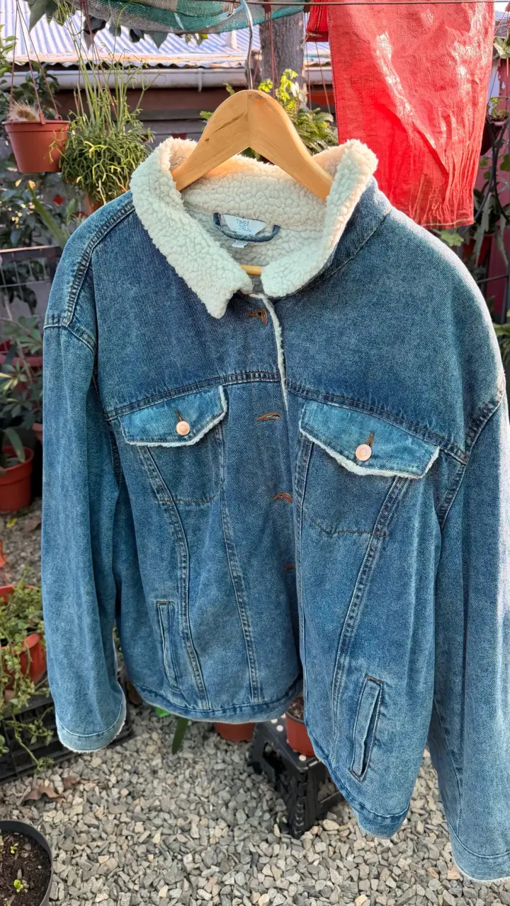 Chaqueta de mezclilla con forro de lana sintética - 2