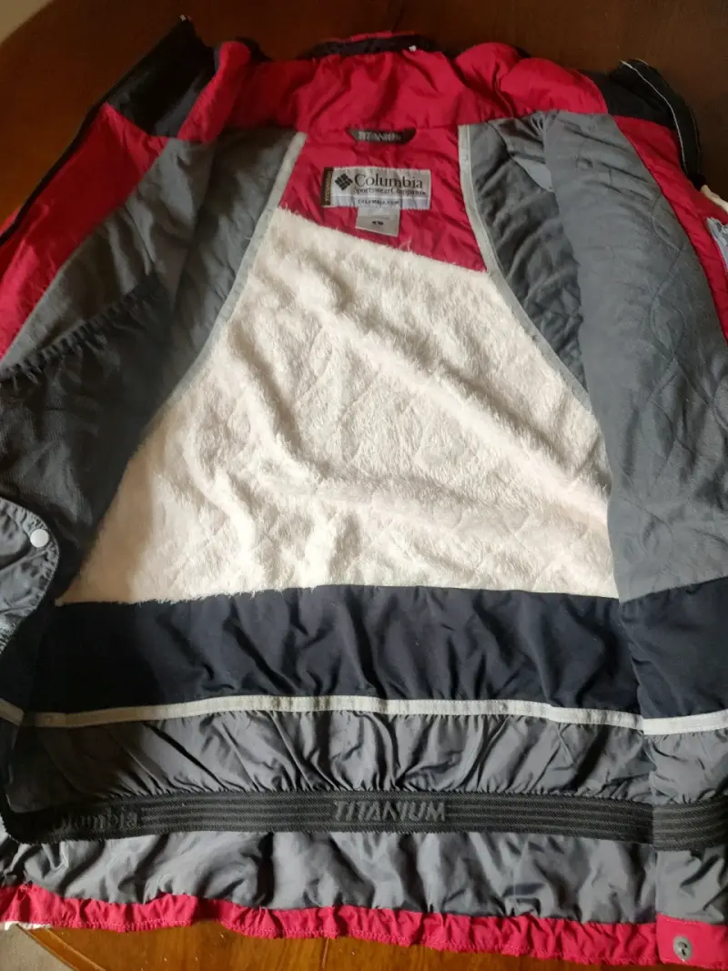 Chaqueta Columbia Titanium roja para hombre - 4