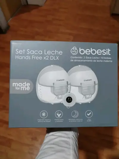 Set Saca Leche Bebesit Hands Free x2 DLX - miniatura 2