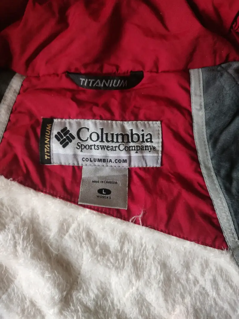 Chaqueta Columbia Titanium roja para hombre - 2