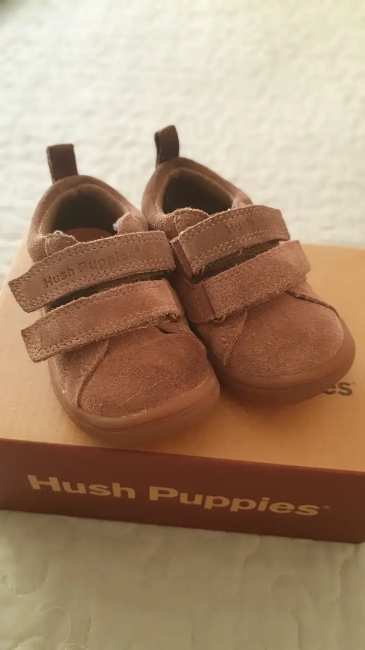 Zapatos de bebé Hush Puppies marrones - 1