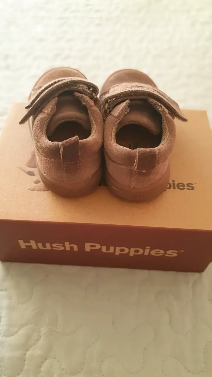 Zapatos de bebé Hush Puppies marrones - 3