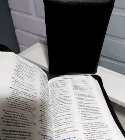 Santa Biblia Reina Valera 1960 con Funda de Cuero - miniatura 3