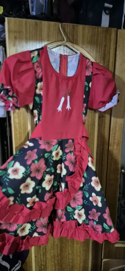 Vestido huasita talla 4 -6 - miniatura 1