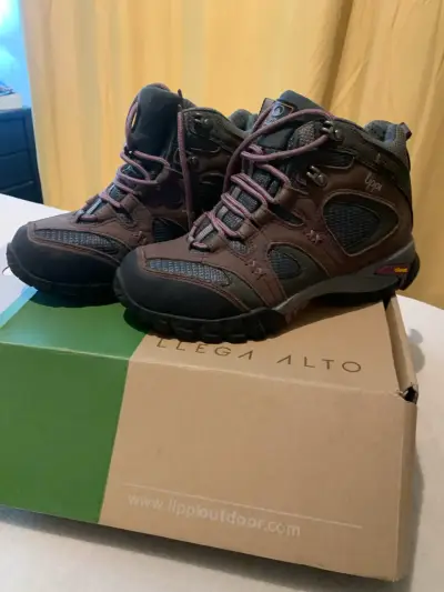Botas de trekking Lippi marrón para montaña - miniatura 1