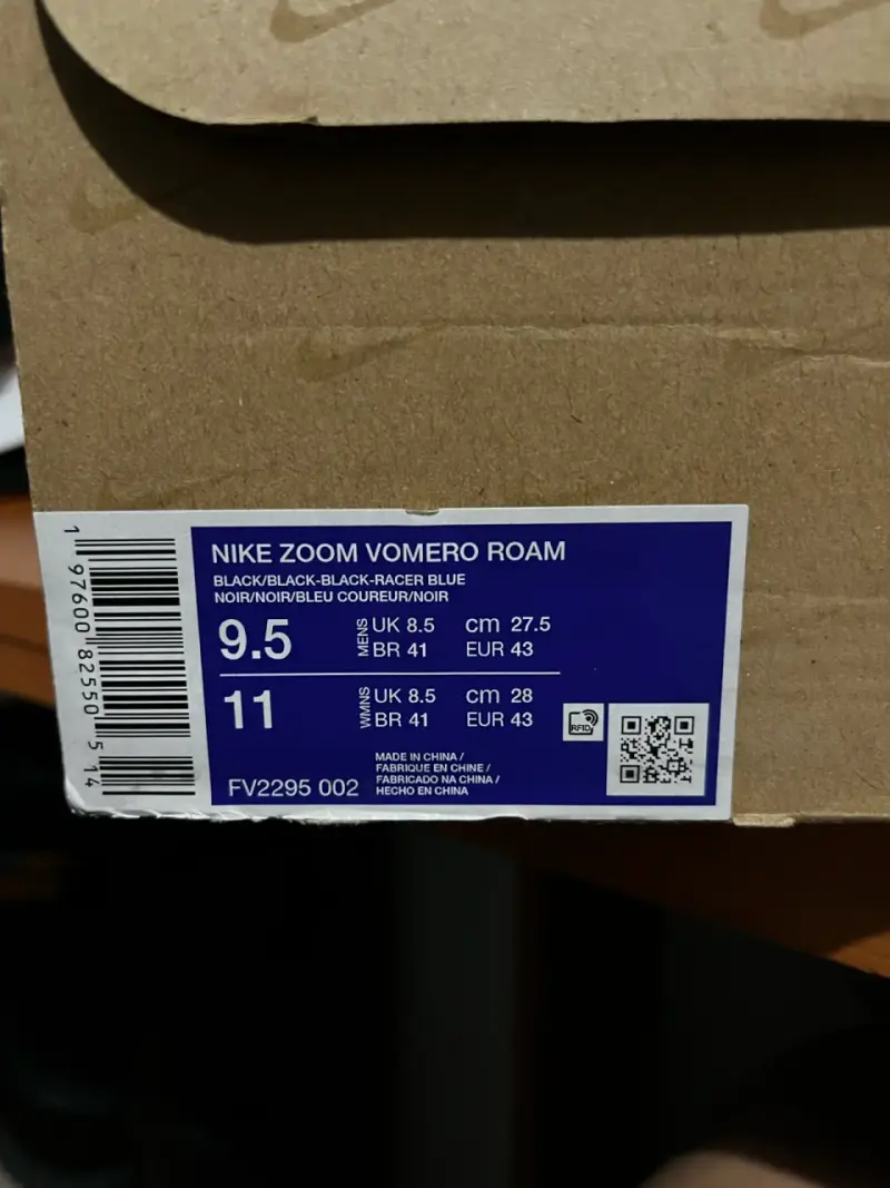 Zapatillas Nike Zoom Vomero Roam negras talla 43 - 4