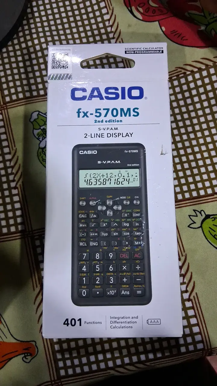 Calculadora científica Casio fx-570MS 2nd Edition