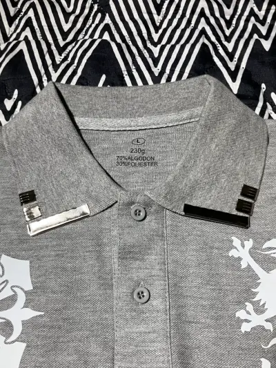 Polera Polo Gris Kuro Archives Estilo Casual - miniatura 4