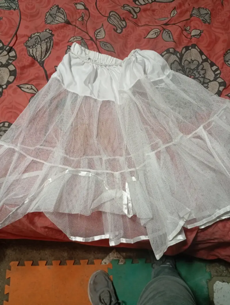 Enagua Blanca de Tul para Vestido - 2