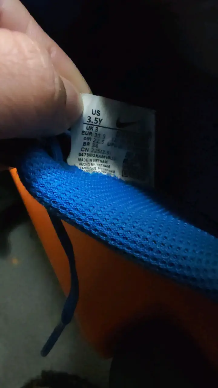 Zapatillas deportivas Nike Tiempo azul - 4