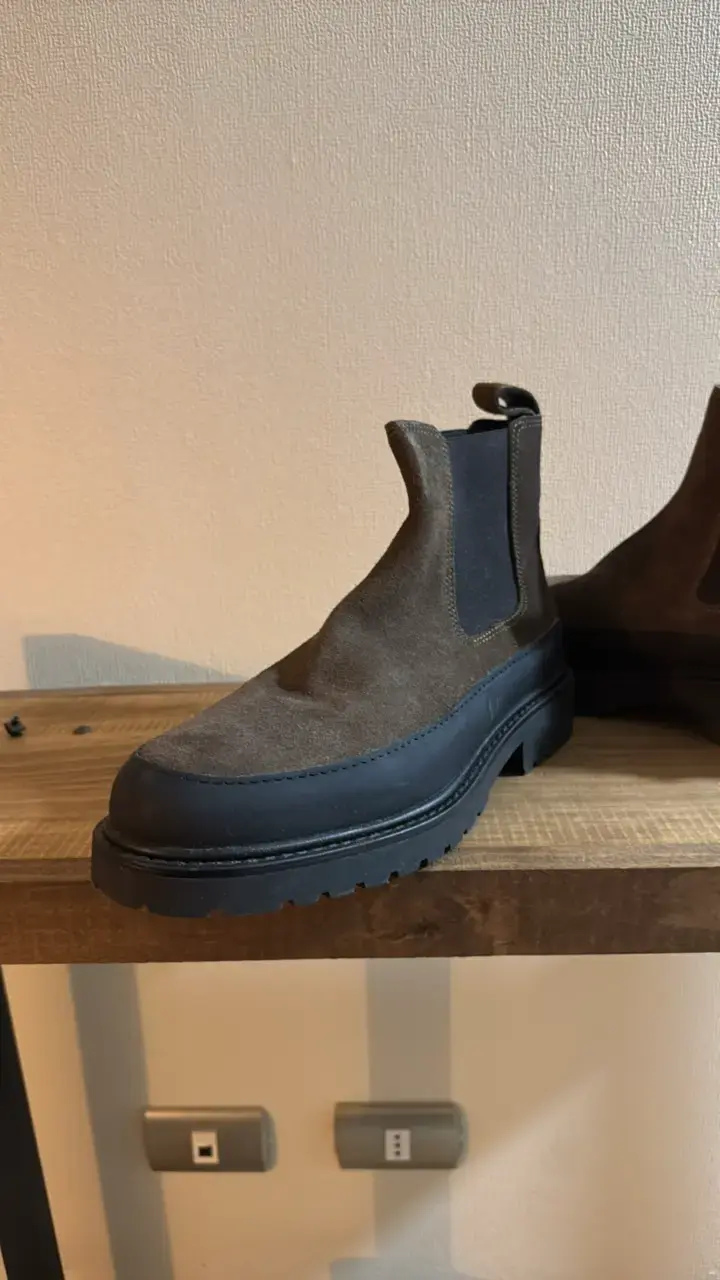 Botines Chelsea de cuero marrón para hombre - 2