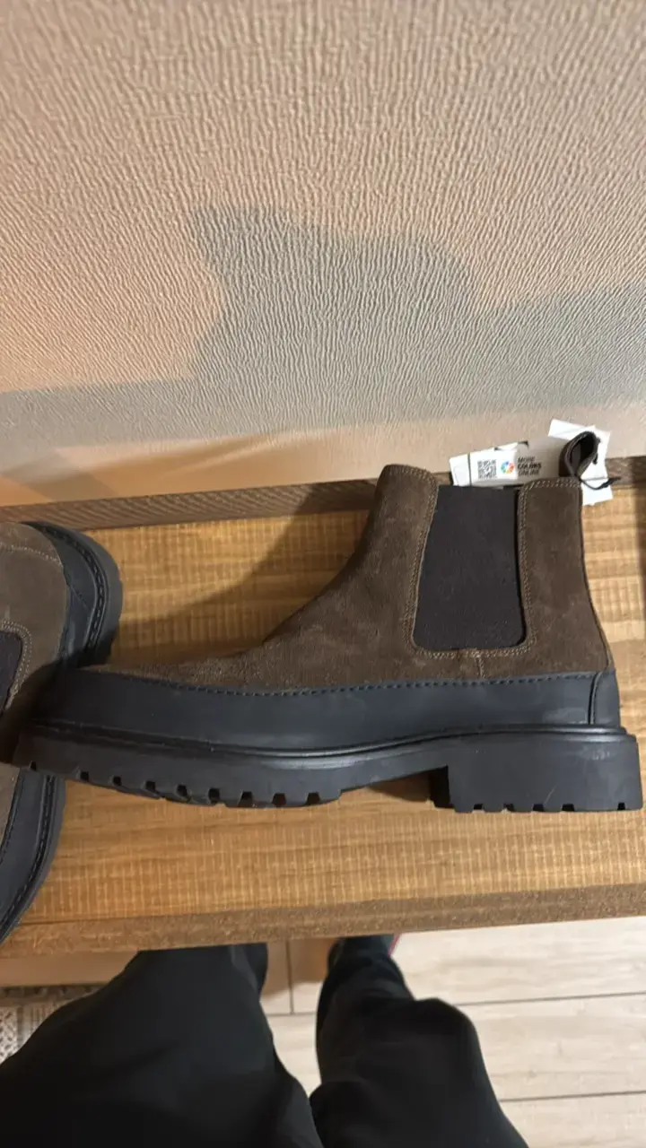 Botines Chelsea de cuero marrón para hombre - 5