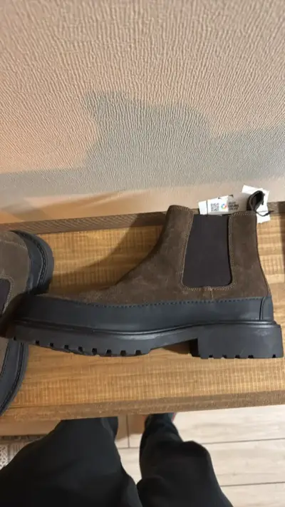 Botines Chelsea de cuero marrón para hombre - miniatura 5
