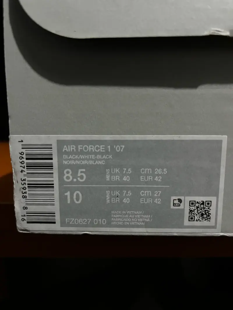 Zapatillas Nike Air Force 1 '07 negras - 4