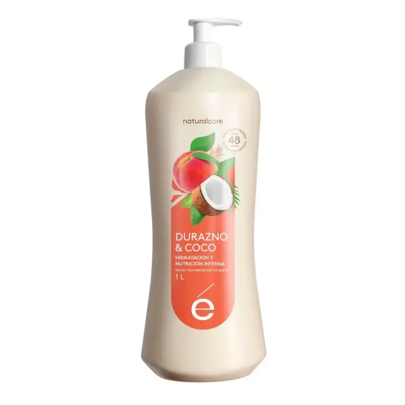Loción corporal durazno y coco 1L Naturalcare