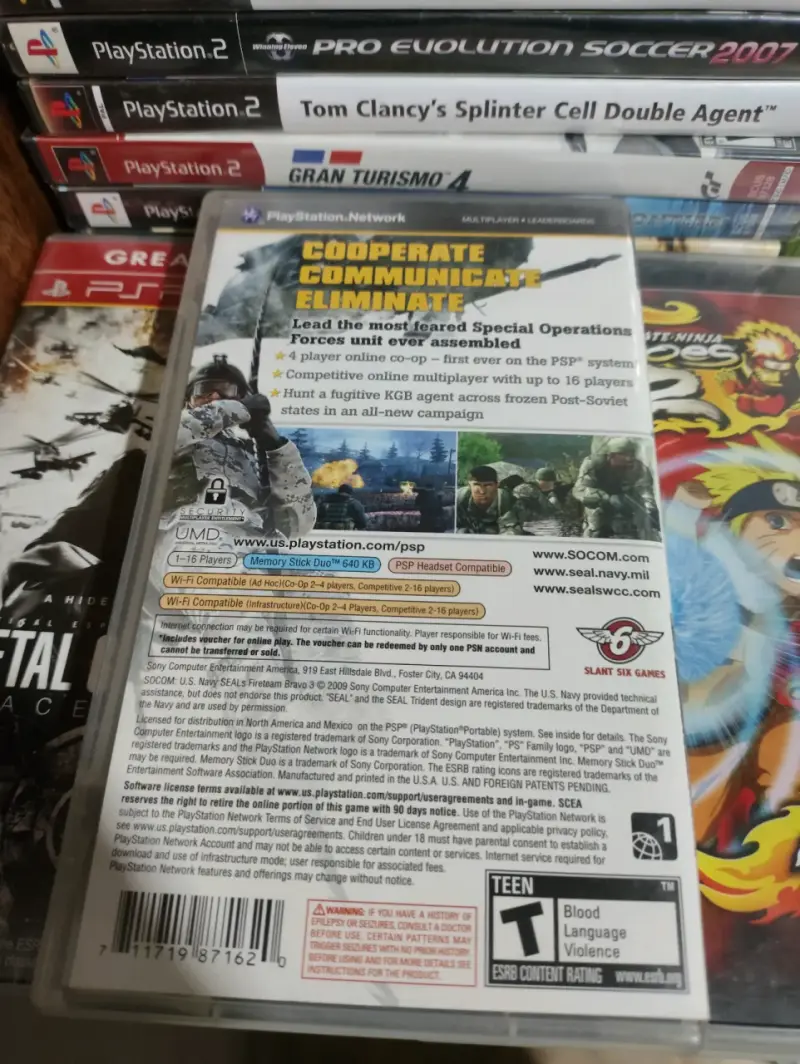 Juego PSP SOCOM U.S. Navy SEALs Fireteam Bravo 3 - 2