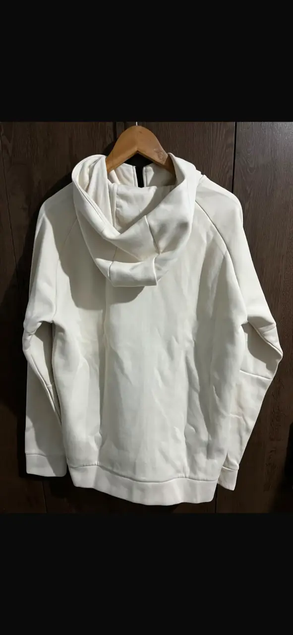 Polerón con capucha blanco y gris Puma - 2