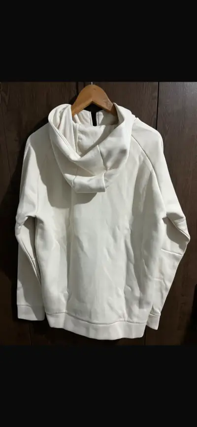 Polerón con capucha blanco y gris Puma - miniatura 2