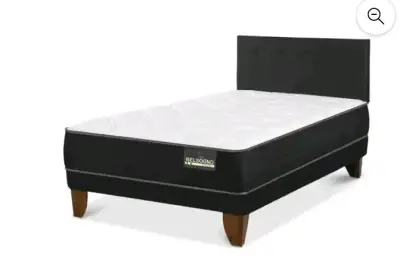 Cama Belsogno de 2Plaza con Colchón - miniatura 2