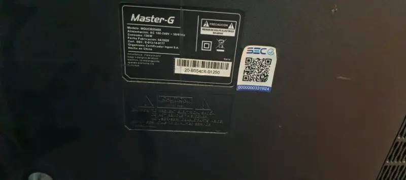 Televisor LED Curvo Master-G 55 pulgadas CON DETAL - 3