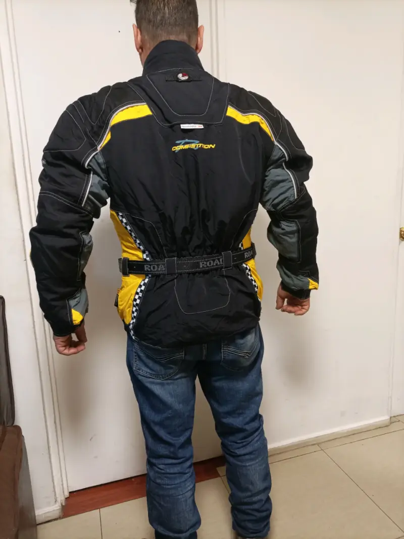 Chaqueta de moto Competition negra y amarilla - 2