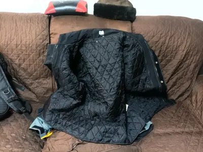 Chaqueta de moto Competition negra y amarilla - miniatura 5