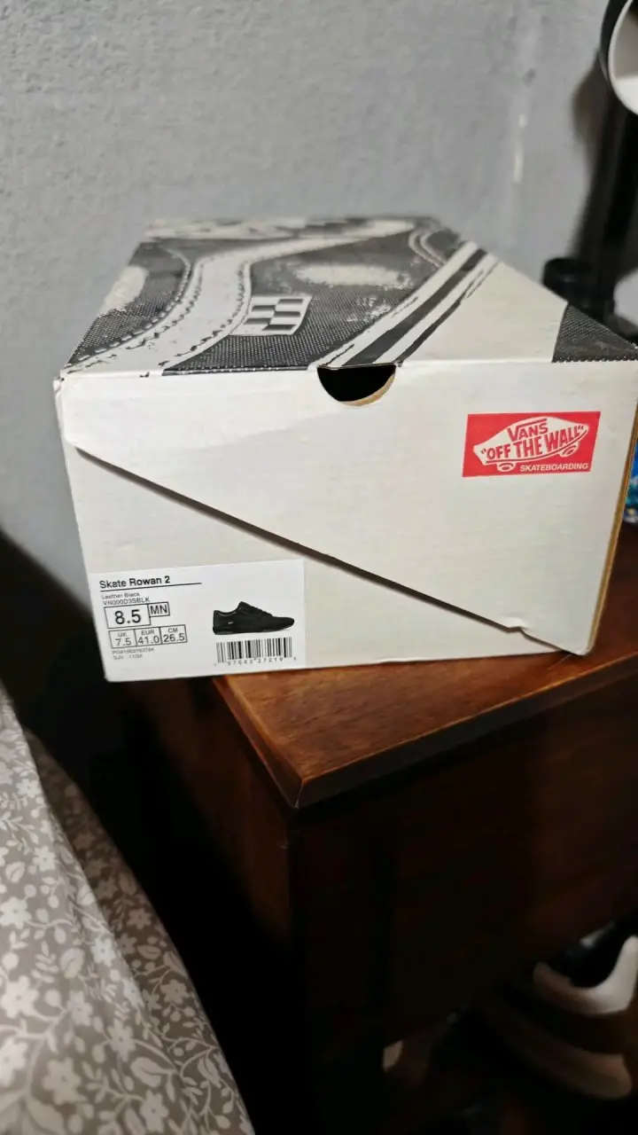 Zapatillas Vans Skate Rowan 2 Negras - 1