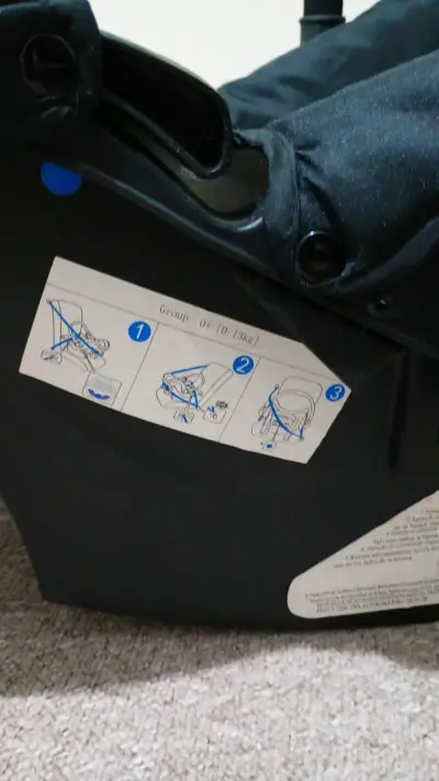 Coche de bebé con silla Bebesit negro y gris - miniatura 5