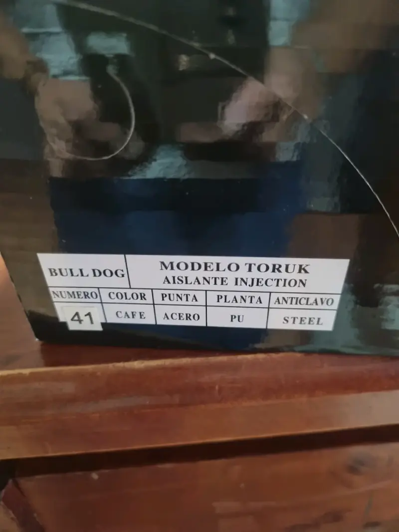 Botas de seguridad Bulldog Toruk café talla 41 - 2