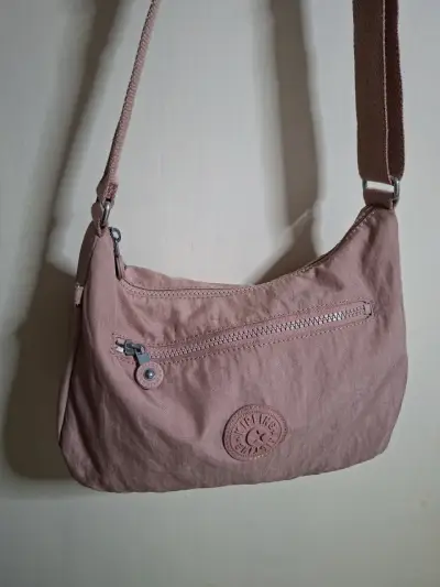 Bolso bandolera rosa Kipling - miniatura 1