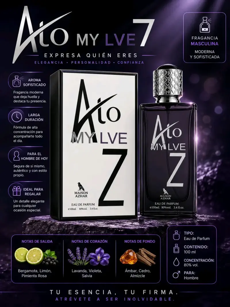 Perfume masculino Ato My Love 7 100ml