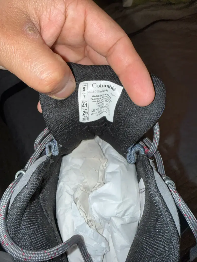 Botas de senderismo Columbia gris para hombre - 4