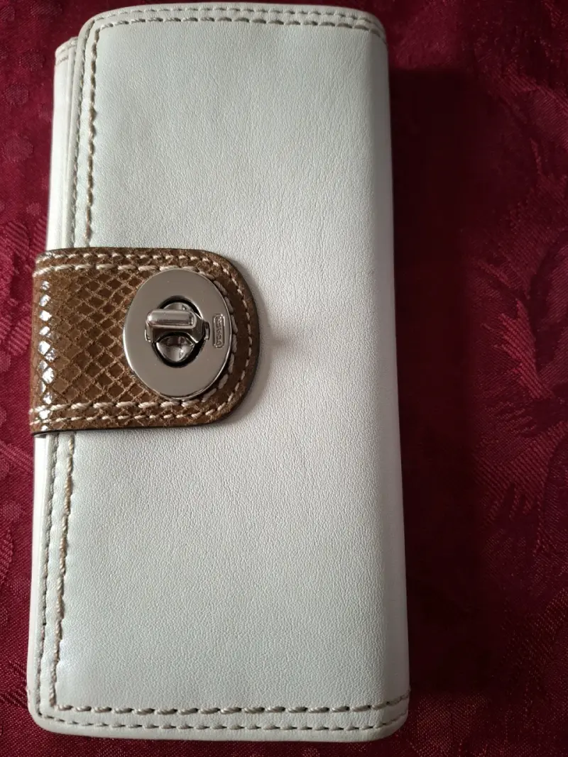 Billetera de cuero Coach - 1
