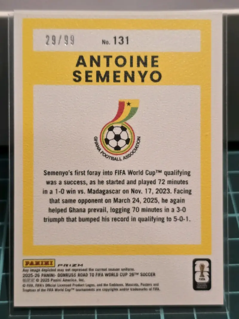 Carta Antoine Semenyo Ghana - 2