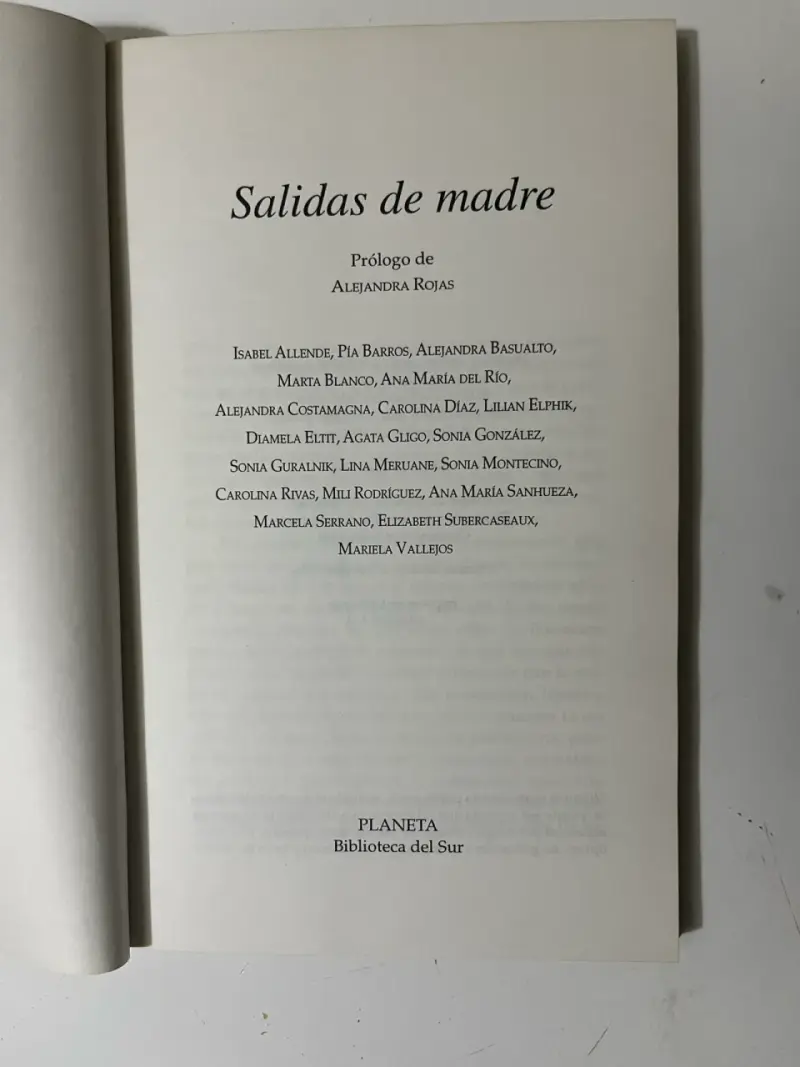 Libro 'Salidas de Madre' - 2