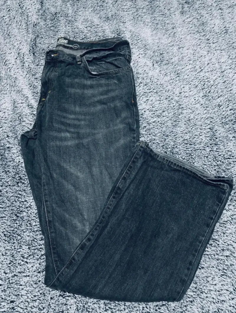 Jeans Grey Wash Wide Leg - 1